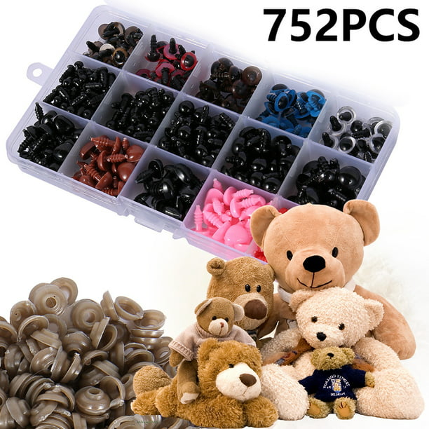 Various Eyes Safety Noses For Teddy Bear Making Soft Toy Doll Animal Crafts Set